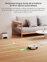 Lefant M2 Plus Robot Aspirateur Laveur 6000Pa avec Station Vidage Automatique Poussière – Image 6