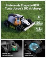 MAMMOTION LUBA Mini AWD 800 Robot Tondeuse sans Fil Périphérique – Image 7