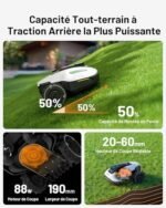 MAMMOTION YUKA Mini 500 Robot Tondeuse sans Fil Périphérique – Image 4