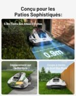 MAMMOTION YUKA Mini 500 Robot Tondeuse sans Fil Périphérique – Image 5