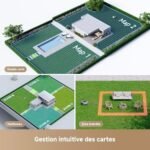 DREAME A1 Pro Robot Tondeuse sans Fil Périphérique, 3D-LiDAR OmniSense, Recommandé 2000 m² – Image 4