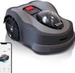 RJHJK Tondeuse à gazon robotique entièrement automatique avec station de charge automatique, sans fil, pour grandes pelouses jusqu'à 6000 m²
