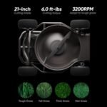 Mowrator Tondeuse à gazon télécommandée S1 4WD 56V12Ah – Image 3