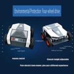 Tondeuse à Gazon robotisée - Coupe jusqu'à 150 m², Tondeuse à Gazon télécommandée pour pelouses de Jardin – Image 3