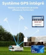 YARDCARE M800Plus Robot Tondeuse sans Fil Périphérique Max 800m² – Image 2