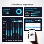 Sunseeker V3 Plus robot tondeuse 1000㎡, robot tondeuse sans fil en un clic – Image 6