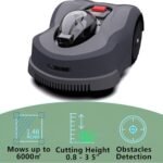 Tondeuse à gazon robotique entièrement automatique avec station de charge automatique, sans fil, pour grandes pelouses jusqu'à 6000 m² – Image 6