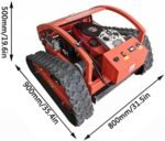 HYQNG Tondeuse à Gazon robotisée, Tondeuse à Essence à Quatre Temps avec télécommande, Puissance de 7,5 CV – Image 3