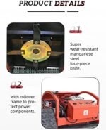 HYQNG Tondeuse à Gazon robotisée, Tondeuse à Essence à Quatre Temps avec télécommande, Puissance de 7,5 CV – Image 6