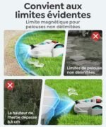 YARDCARE M800Plus Robot Tondeuse sans Fil Périphérique Max 800m² – Image 4