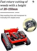 Tondeuse à gazon intelligente avec télécommande - Alimentée au gaz et sur chenilles, 7,5/HP, capacité de pente de 30° – Image 5