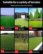 HYQNG Tondeuse à Gazon robotisée, Tondeuse à Essence à Quatre Temps avec télécommande, Puissance de 7,5 CV – Image 8