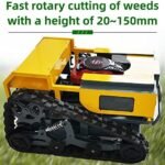 Tondeuse robotisée télécommandée pour pelouses de Jardin Ceintures Vertes, Tondeuse robotique électrique à Quatre Roues motrices Hybride électrique à l'huile – Image 4