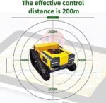 Tondeuse à gazon télécommandée, désherbeur automatique à essence, puissance 9 CV, quatre temps, montée à 30 ° – Image 6