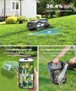 YARDCARE N1600PRO Robot Tondeuse sans Fil Périphérique,RTK+ IA Vision – Image 10