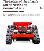 Tondeuse à gazon intelligente avec télécommande - Alimentée au gaz et sur chenilles, 7,5 – Image 5