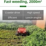 Tondeuse à gazon robot | Tondeuse à essence quatre temps | Télécommande | Monte jusqu'à 30° d'inclinaison | Équipement d'entretien de la pelouse pour ferme – Image 5