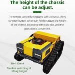 Tondeuse à gazon télécommandée, désherbeur automatique à essence, puissance 9 CV, quatre temps, montée à 30 ° – Image 4