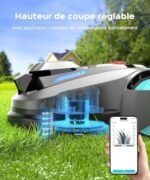 YARDCARE N1600PRO Robot Tondeuse sans Fil Périphérique,RTK+ IA Vision – Image 11