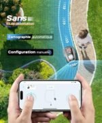 YARDCARE N1600PRO Robot Tondeuse sans Fil Périphérique,RTK+ IA Vision – Image 3