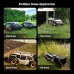 Mowrator Tondeuse à gazon télécommandée S1 4WD 56V12Ah – Image 8