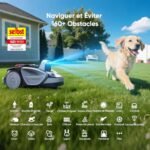 Sunseeker V3 Plus robot tondeuse 1000㎡, robot tondeuse sans fil en un clic – Image 3