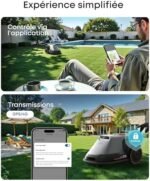 eufy E18 Robot Tondeuse sans Fil, sans Perte de Signal, sans RTK, TrueVision, GNSS, Tonte Jusqu’à 1200m² – Image 8