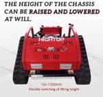 Tondeuse à Gazon Robot, Tondeuse à Gazon Hybride Gaz-Électrique à Quatre Temps avec Télécommande – Image 4