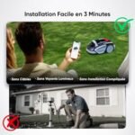 Sunseeker V3 Plus robot tondeuse 1000㎡, robot tondeuse sans fil en un clic – Image 2