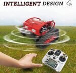 Tondeuse à Gazon Robot, Tondeuse à Gazon Hybride Gaz-Électrique à Quatre Temps avec Télécommande – Image 2