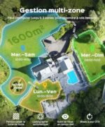 YARDCARE N1600PRO Robot Tondeuse sans Fil Périphérique,RTK+ IA Vision – Image 6