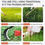 Tondeuse à gazon, tondeuse électrique, hauteur de tonte réglable de 10 à 60 mm, ultra-silencieuse avec télécommande – Image 6