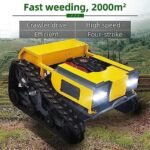 Tondeuse à gazon télécommandée, désherbeur automatique à essence, puissance 9 CV, quatre temps, montée à 30 ° – Image 5