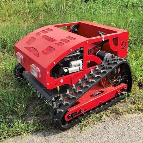 Tondeuse à gazon robot | Tondeuse à essence quatre temps | Télécommande | Monte jusqu'à 30° d'inclinaison | Équipement d'entretien de la pelouse pour ferme