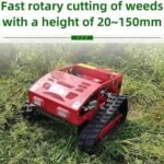 Tondeuse à gazon robot | Tondeuse à essence quatre temps | Télécommande | Monte jusqu'à 30° d'inclinaison | Équipement d'entretien de la pelouse pour ferme – Image 2