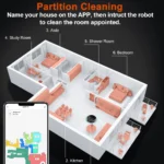 Robot Aspirateur ABIR X9, Système Laser, Nettoyage UV Double, Technologie Auto Carpet Boost – Image 3