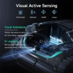 Robot nettoyeur de piscine sans fil M2, pour grandes piscines, batterie 10000mAh, nettoyage visuel activé, Filtration double couche – Image 3